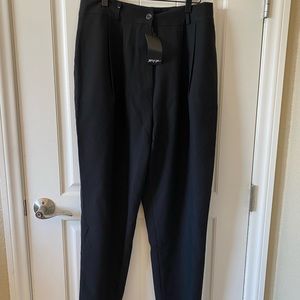 Nasty Gal Black Trouser Pants